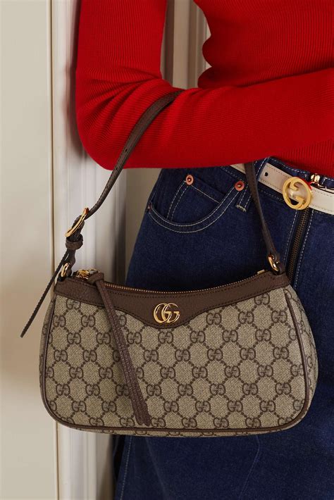 gucci canvas shoulder bag|Gucci USA outlet shoulder bags.